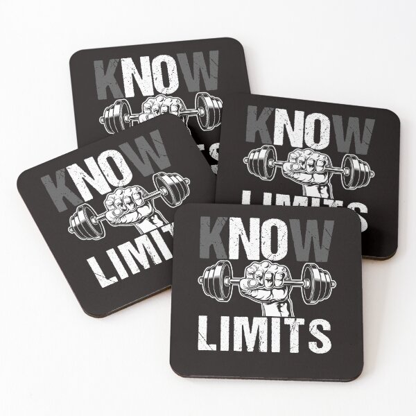 Item preview, Know Limits Barbell Bodybuilding Weightlifting Workout Gym designed and sold by TomGiantDesigns.