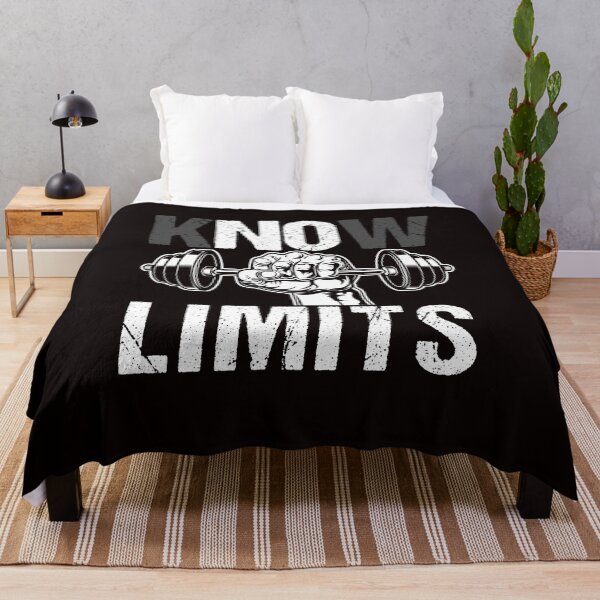 Item preview, Know Limits Barbell Bodybuilding Weightlifting Workout Gym designed and sold by TomGiantDesigns.