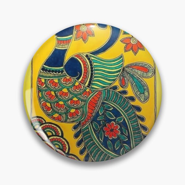 Item preview, Peacock Indian madhubani designed and sold by Saiamrita123.