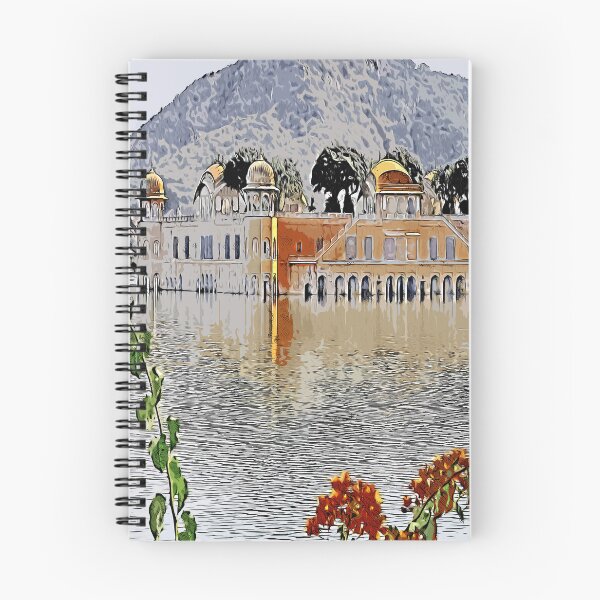 Item preview, Jal Mahal Water Palace, India color art designed and sold by artdragongift 15.