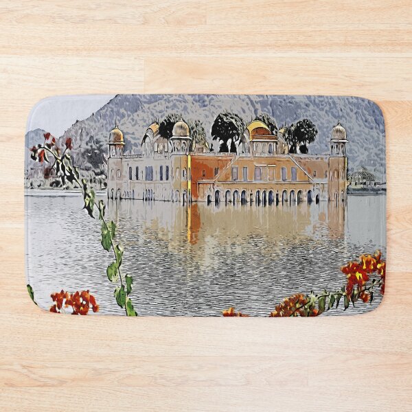 Item preview, Jal Mahal Water Palace, India color art designed and sold by artdragongift 15.