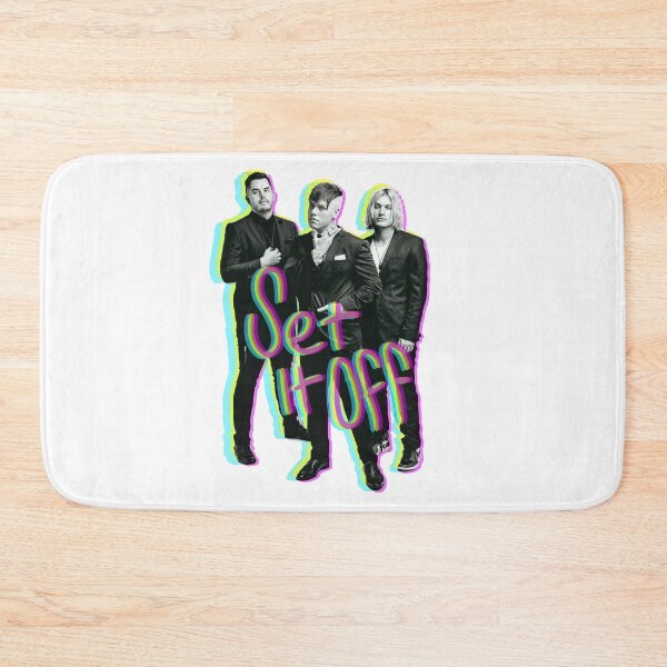 Item preview, Set it off band group photo GLITCH effect with text designed and sold by C.l S.