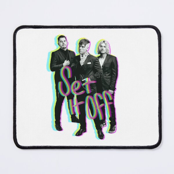 Item preview, Set it off band group photo GLITCH effect with text designed and sold by C.l S.
