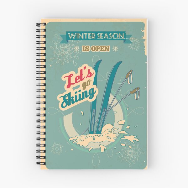 Item preview, Let's Go Skiing Retro Poster. Vintage Style Design designed and sold by PaulLesser.