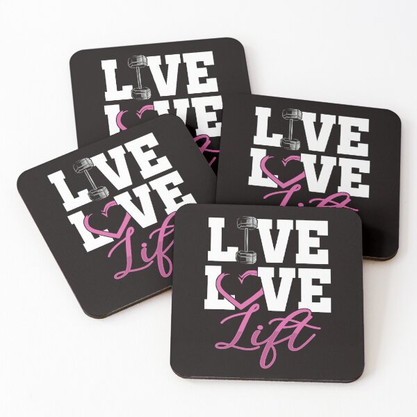 Item preview, Live Weightlifting Love Bodybuilding Barbell Workout designed and sold by TomGiantDesigns.