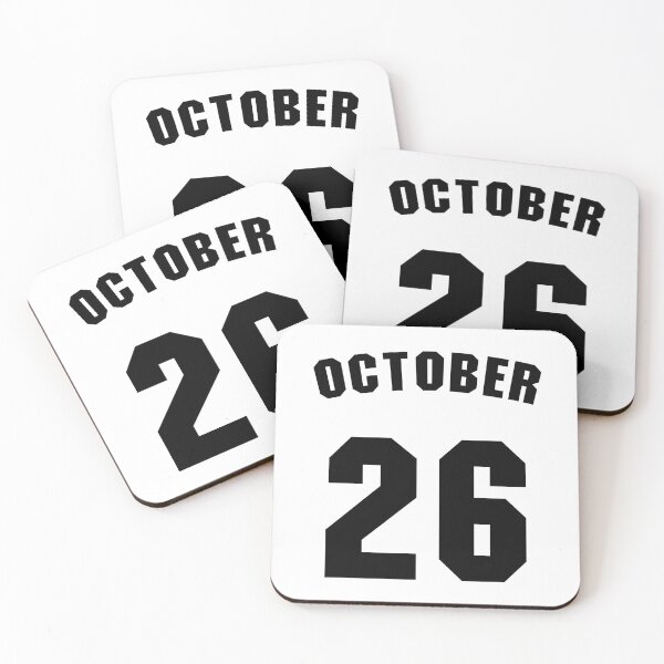 Item preview, Date of birth  26 October  birthday gift sport design designed and sold by Panya-Design.