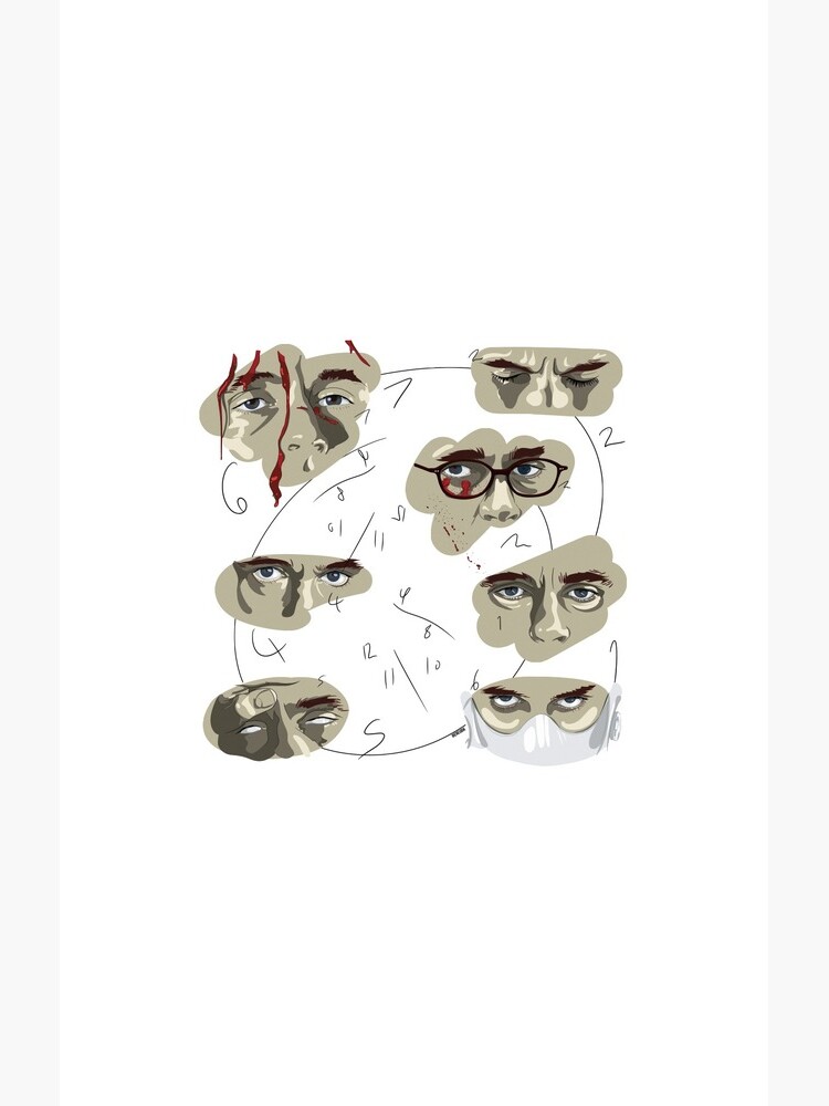 Will Graham’s Eyes Hannibal Pattern by ladykraken