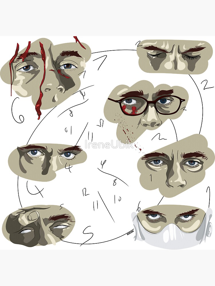 Will Graham’s Eyes Hannibal Pattern by ladykraken