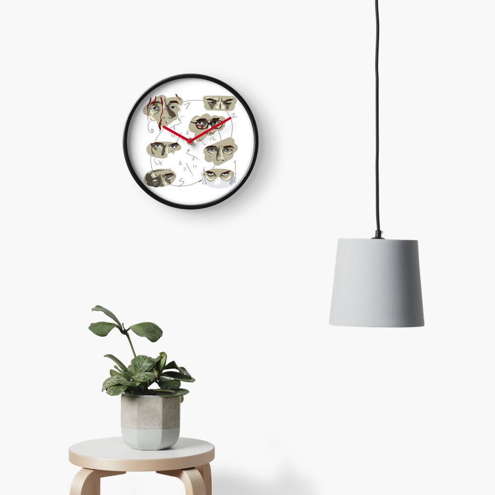 Will Graham’s Eyes Hannibal Pattern Clock