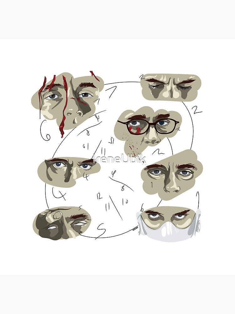 Will Graham’s Eyes Hannibal Pattern by ladykraken
