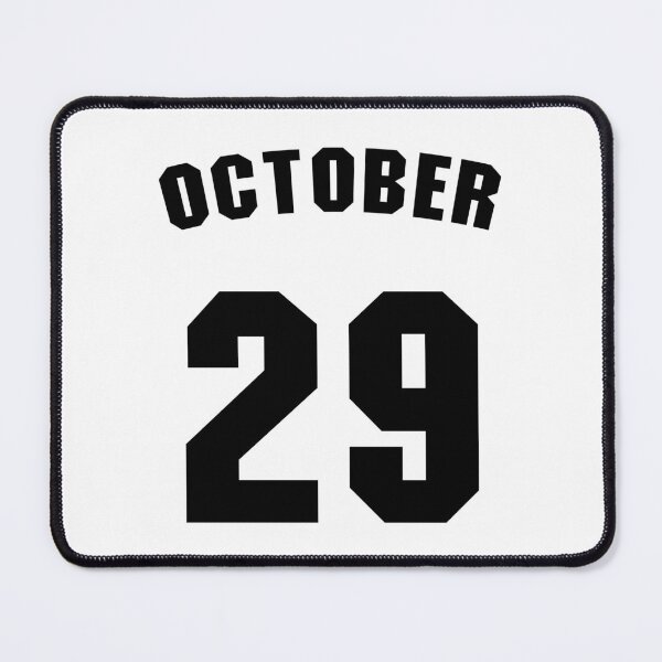 Item preview, Date of birth 29 October birthday gift sport design designed and sold by Panya-Design.