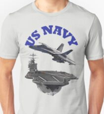 F/A-18 Hornet and the USS Harry S. Truman Unisex T-Shirt