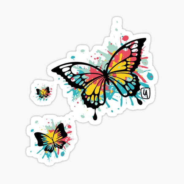 Papillons Sticker