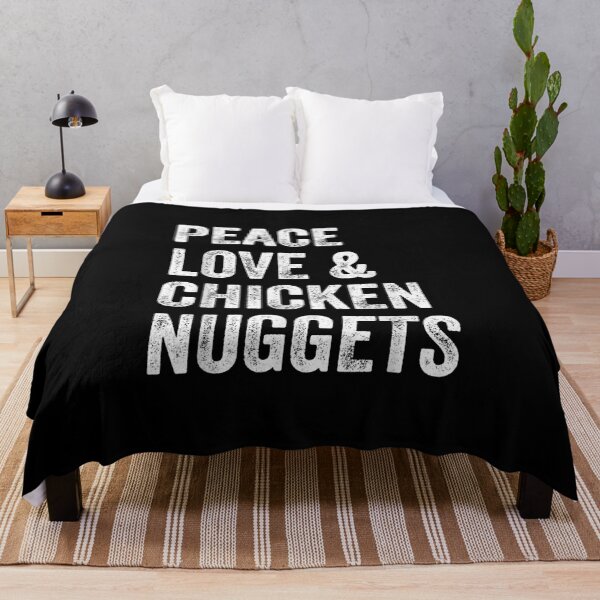 Item preview, Peace Love And Chicken Nuggets T-shirt Chicken Lovers Tee designed and sold by Jocasta1998.
