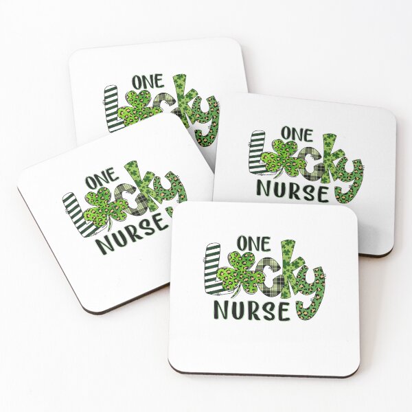 Item preview, Women's Shamrock One Lucky Nurse Saint Patrick's Day designed and sold by MobertsonArt.