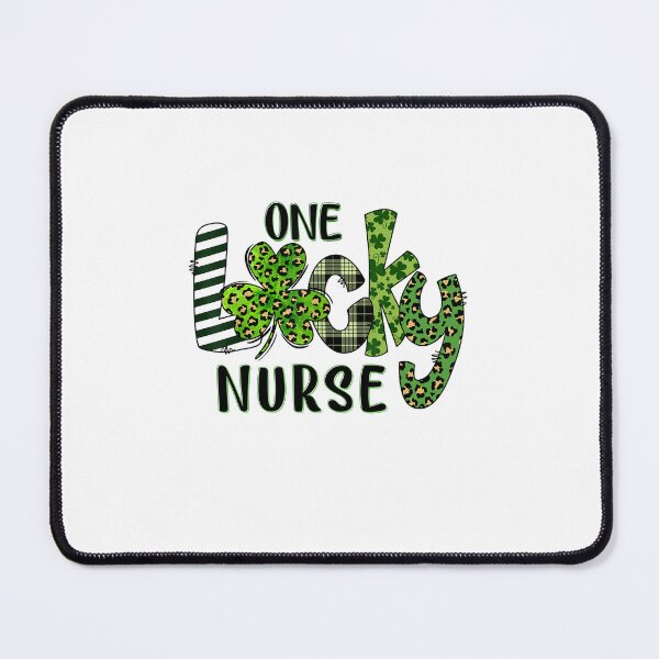 Item preview, Women's Shamrock One Lucky Nurse Saint Patrick's Day designed and sold by MobertsonArt.