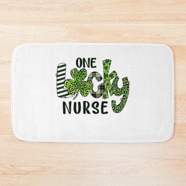 Item preview, Women's Shamrock One Lucky Nurse Saint Patrick's Day designed and sold by MobertsonArt.