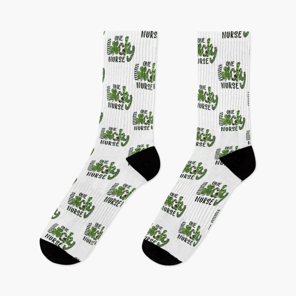 Item preview, Women's Shamrock One Lucky Nurse Saint Patrick's Day designed and sold by MobertsonArt.