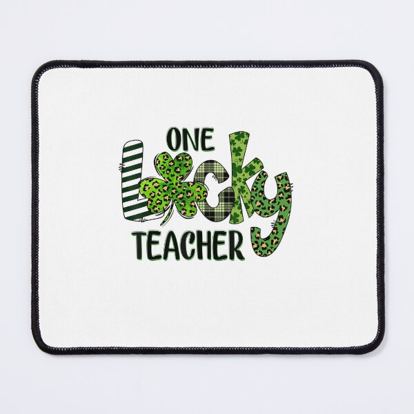 Item preview, Women's Shamrock One Lucky Teacher Saint Patrick's Day designed and sold by MobertsonArt.