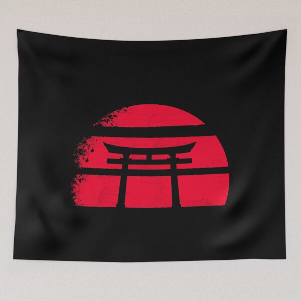 Item preview, Japanese Sun Japanese Gate - Japanese Torii Gate Red designed and sold by RiciPaneto.