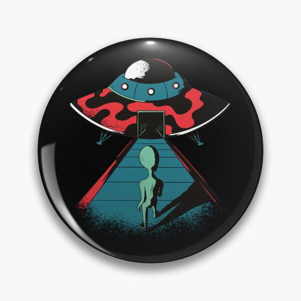Item preview, Alien Entering UFO T-Shirt I UFO Day designed and sold by Amazing Designs.