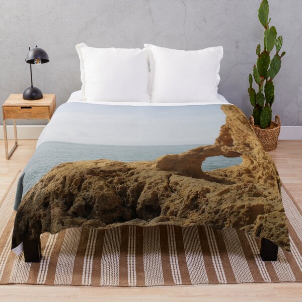 Item preview, Cliffs Blue Misty Ocean Waves Landscape designed and sold by NelBo.
