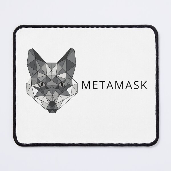 Item preview, Black and White Metamask design designed and sold by blackpanpan.