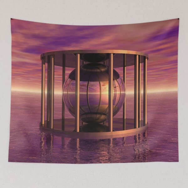 Item preview, Metal Cage Floating In Water designed and sold by Phil Perkins.