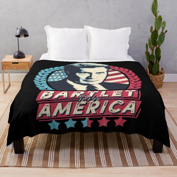 Aperçu de l'œuvre Idée cadeau Bartlet For America Let Be Inspired Graphic Tee créée et vendue par CarlosHoeger644.