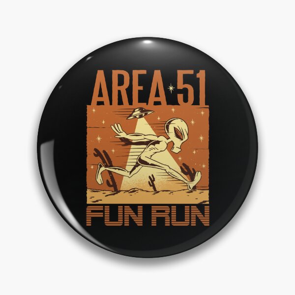 Item preview, Area 51 Fun Run T-Shirt I Running Aliens UFO designed and sold by Amazing Designs.