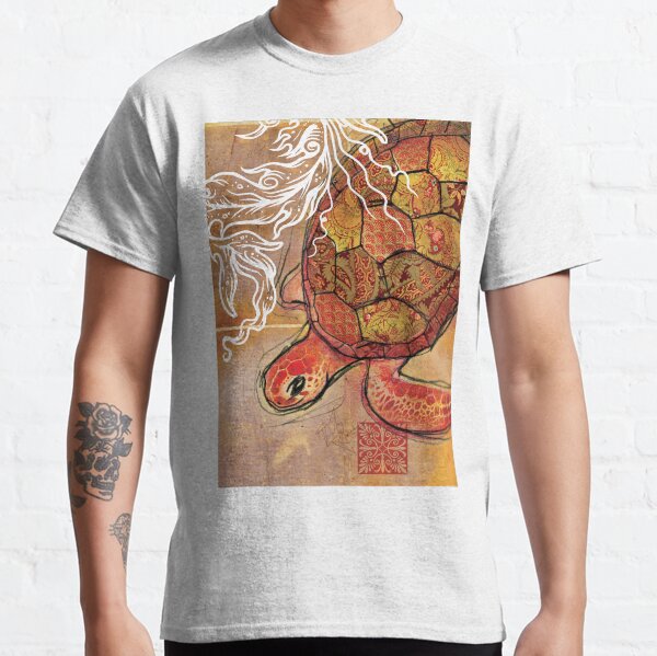 baby sea turtle- mixed media Classic T-Shirt