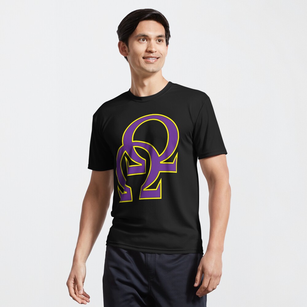 Omega psi phi outlet dri fit shirt