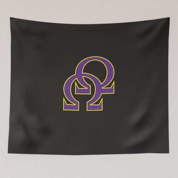 Item preview, Que Double Omega Purple Gold Psi Phi Long T-Shirt designed and sold by MichaelGRASSL.