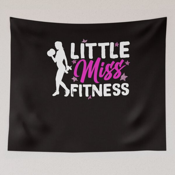Item preview, Little Fitness Miss Workout Weightlifting Exercise Fitness designed and sold by TomGiantDesigns.