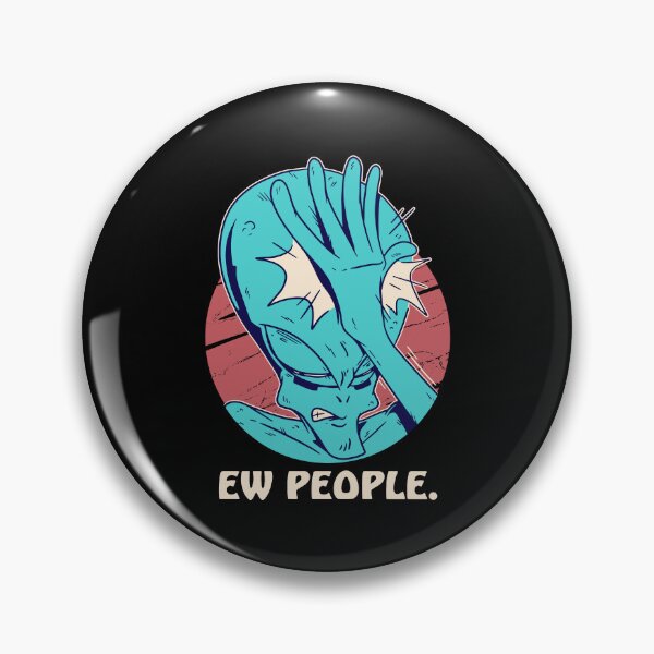 Item preview, Funny Ew People Alien T-Shirt I Facepalm Alien designed and sold by Amazing Designs.