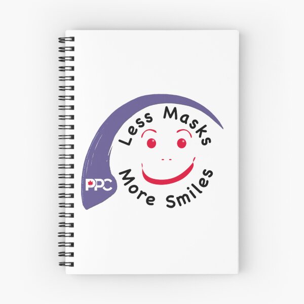 Item preview, Less Masks more Smiles - Freedom - Support the People_amp_s Party of Canada designed and sold by Delphineclarks.