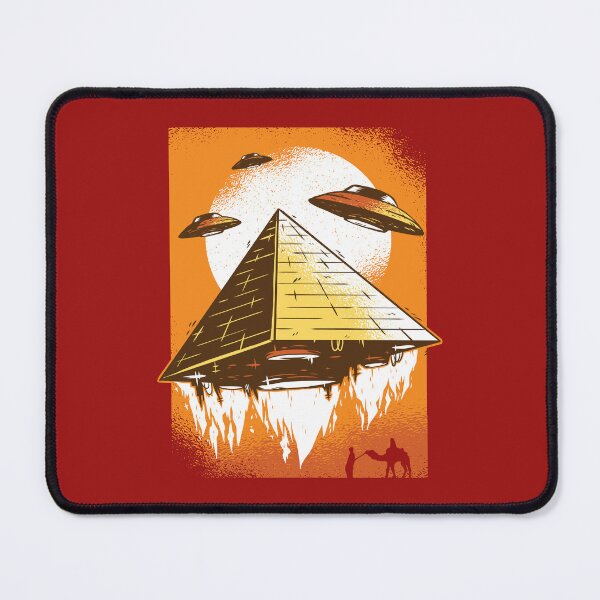 Item preview, Flying UFO Pyramid T-Shirt I Aliens UFO Day designed and sold by Amazing Designs.