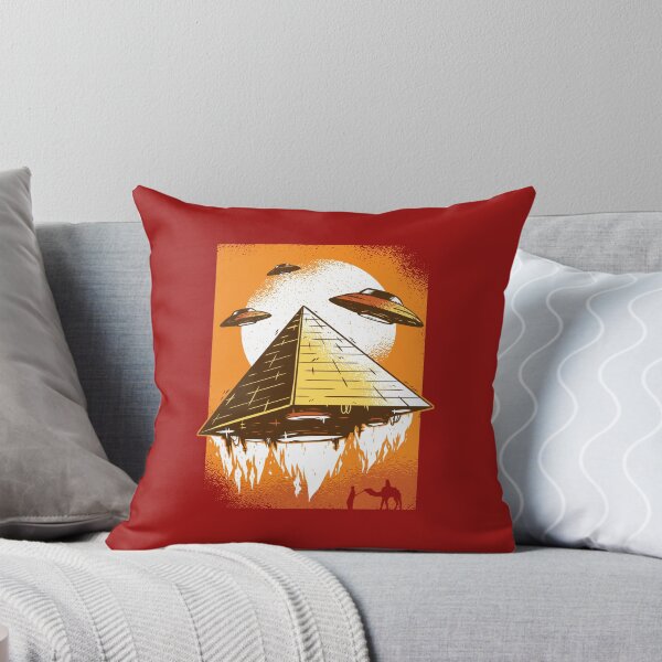 Item preview, Flying UFO Pyramid T-Shirt I Aliens UFO Day designed and sold by Amazing Designs.