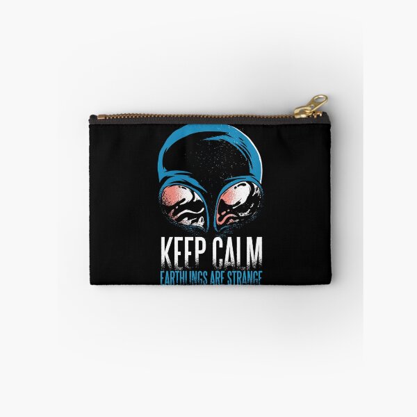 Item preview, Keep Calm Alien T-Shirt I UFO Alien Head designed and sold by Amazing Designs.