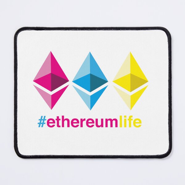 Item preview, ETHEREUM LIFE - HASHTAG ETHEREUM - ETHEREUM COOL    designed and sold by Tropical Blood.