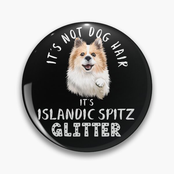 Item preview, It's not dog hair it's ISLANDIC SPITZ glitter funny dog quote Islandic Sheepdog designed and sold by theshirtinator.