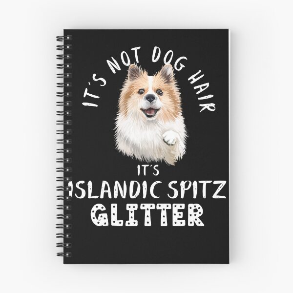 Item preview, It's not dog hair it's ISLANDIC SPITZ glitter funny dog quote Islandic Sheepdog designed and sold by theshirtinator.