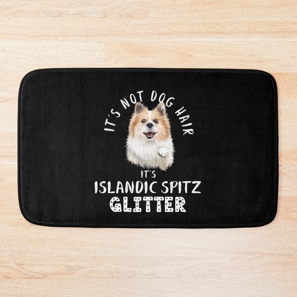 Item preview, It's not dog hair it's ISLANDIC SPITZ glitter funny dog quote Islandic Sheepdog designed and sold by theshirtinator.