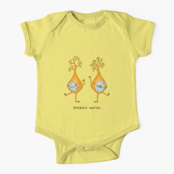 Immature Neurons Short Sleeve Baby One-Piece