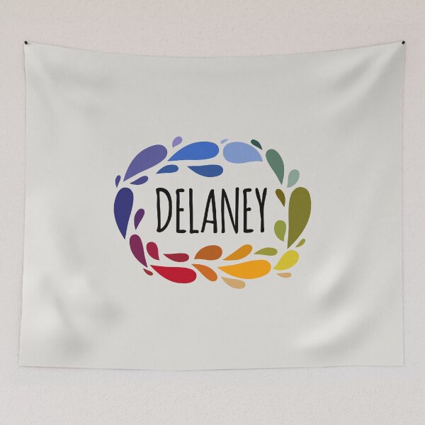Item preview, Delaney Name Cute Colorful Gift Named Delaney designed and sold by kindxinn.