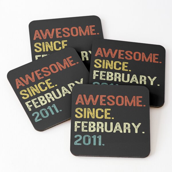 Item preview, Awesome Since February 2011 12th Birthday 12 Years Old designed and sold by RachaelEliezer.