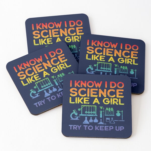 Item preview, Funny Know Science Like A Girl Cool Scientific Active  designed and sold by Delphineclarks.