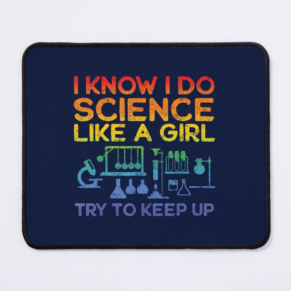 Item preview, Funny Know Science Like A Girl Cool Scientific Active designed and sold by Delphineclarks.