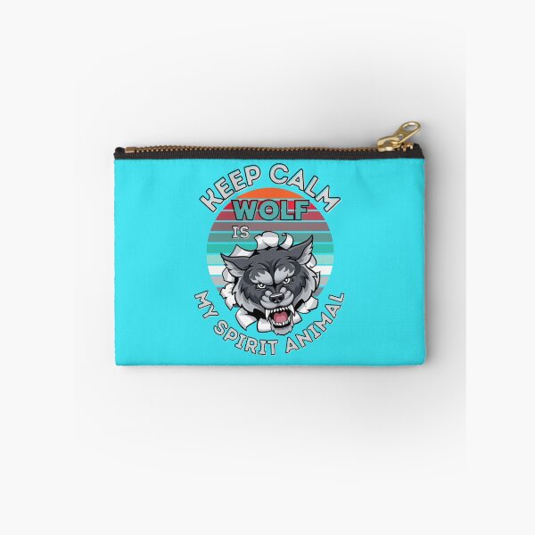Item preview, Keep Calm Wolf Is My Spirit Animal, Vintage Design designed and sold by RihabPrint.