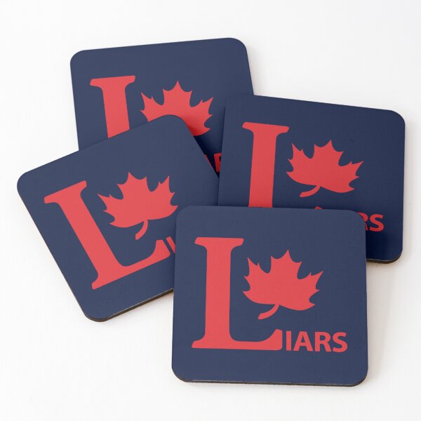Item preview, Liberal Party Canada logo Parody LIARS with Maple Trudeauout red and white HD HIGH QUALITY ONLINE ST designed and sold by Delphineclarks.